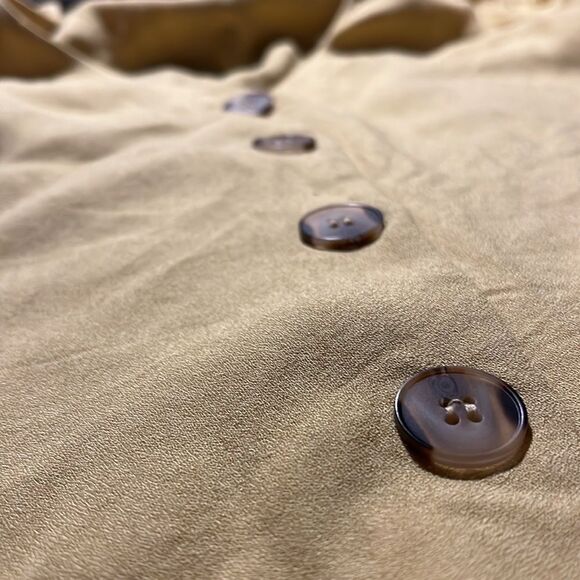 Urban Romantics Mustard Yellow Blouse Sweater Buttonup - Picture 9 of 9